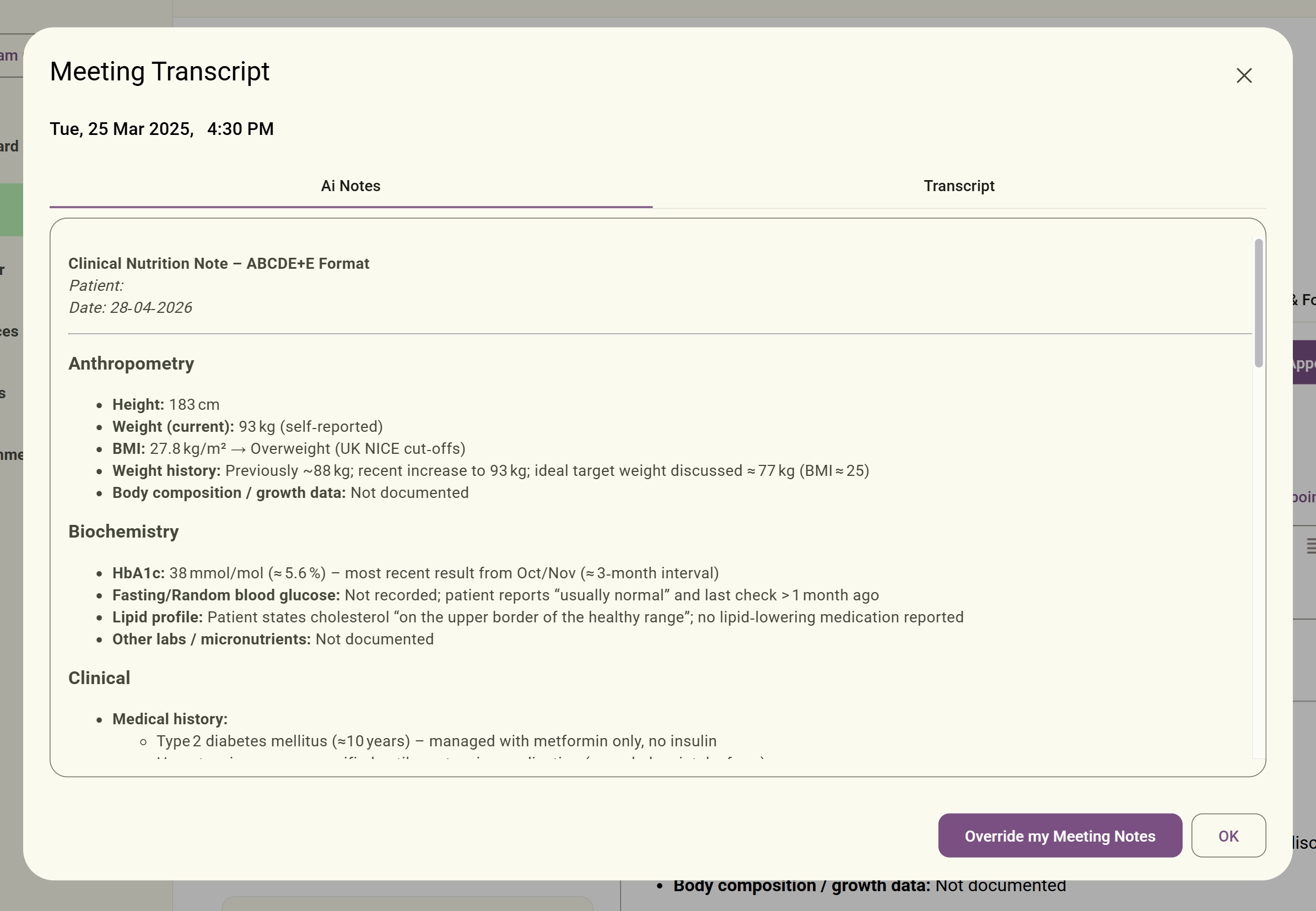 Generate Summary screenshot